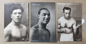 BOXE FRATTINI BOSISIO SPALLA-LOTTO 3 CARTOLINE-C96-165 - Picture 1 of 1