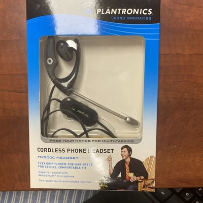 Plantronics MX500C Black/Gray/Silver Ear-Hook Headset - Image 1 of 4