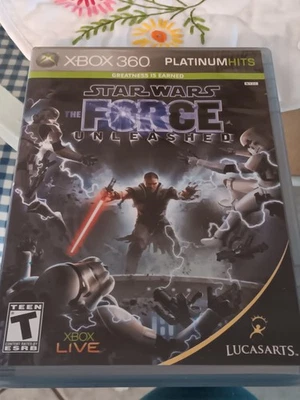 Star Wars The Force Unleashed Platinum Hits Microsoft Xbox 360 2009 Complete - Image 1 of 2