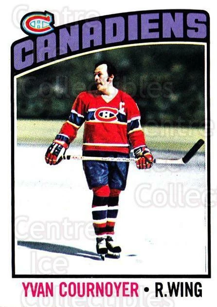 1976-77 Topps #30 Yvan Cournoyer - Image 1 of 1