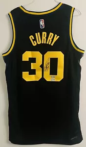 Stephen Curry Signed Warriors Nike NBA 75 Mixtape City Edition Jersey BAS USASM - Picture 1 of 13