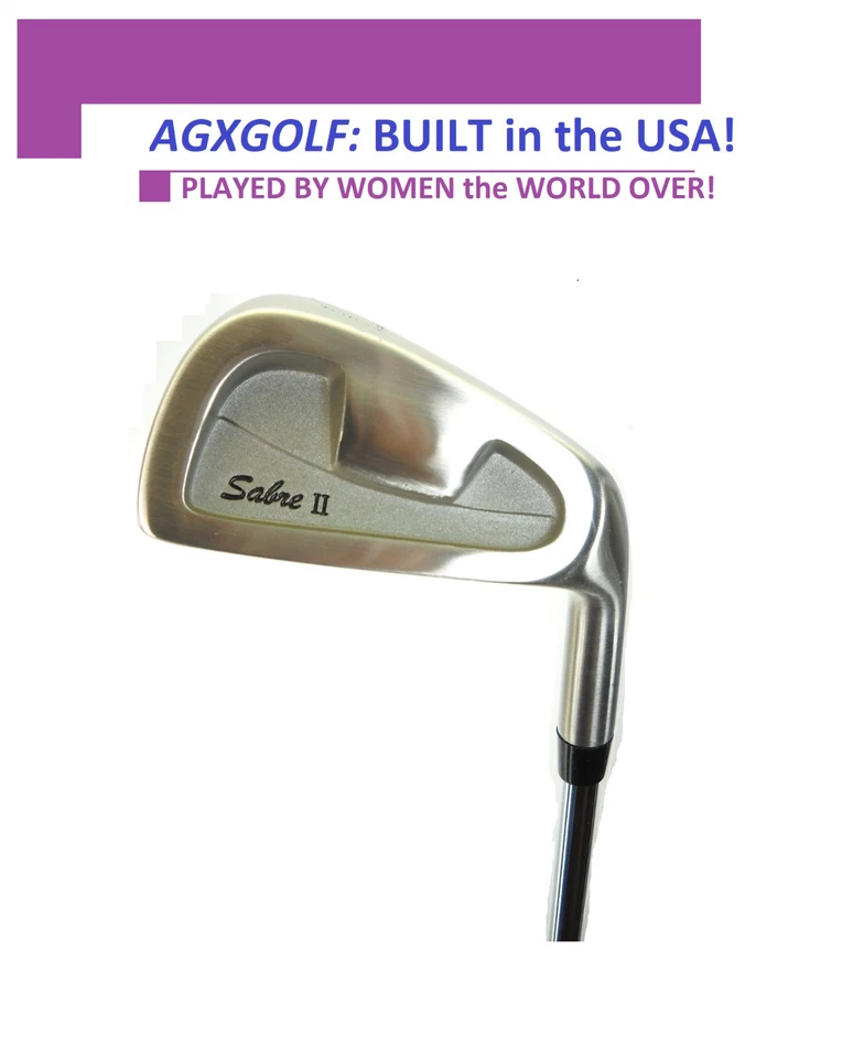 AGXGOLF LADIES SABRE TOUR 4 IRON: PETITE, REGULAR & TALL LENGTH GRAPHITE SHAFT - Image 1 of 1