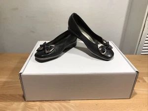 Van Dal Hopewell Xe Azul Marino Lazo Cuero Bailarinas! Usado ! UK3! Solo £29.90 - Imagen 1 de 12