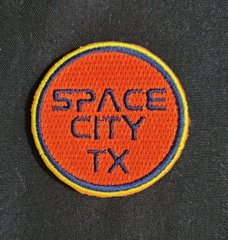 Space City TX Patch Houston Astros Baseball - Jersey or Jacket Patch Iron On Cover