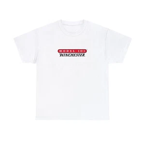 Winchester Model 101 Logo Heavy Cotton Tee - Picture 1 of 6