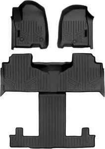 3 ROW LINER SET FOR 2021-2023 CHEVROLET TAHOE/GMC YUKON W/ 2ND ROW BUCKET SEATS - Picture 1 of 5