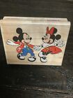 Vintage Rubber Stampede  Disney Mickey & Co Minnie Mouse At the Hop Stamp
