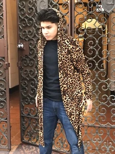 Hoodie Herren Leopard Mode - Bild 1 von 4