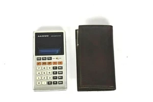 Vintage LLoyd's Taschenrechner & Etui 616 Hand tragbar elektronisch grüne LED - Bild 1 von 5
