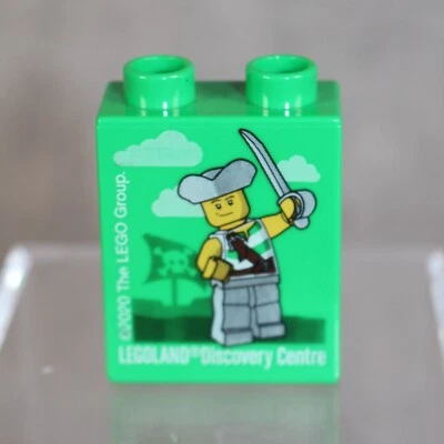 LEGO DUPLO Legoland Discovery Centre 2020 Green Pirate Specialty Block Brick - Bild 1 von 4