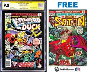 Howard The Duck 14 CGC 9.8 SS Signed 1977 Marvel Spotlight 13 raw comic (LOT) - Picture 1 of 7