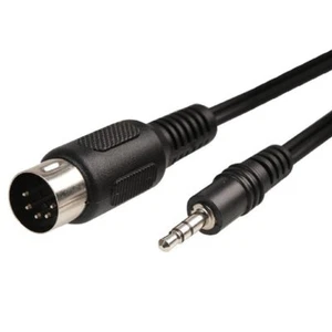 5 Pin Din Plug To 3.5mm Stereo Jack Plug Audio Cable Old to New Device Adaptor - Picture 1 of 2