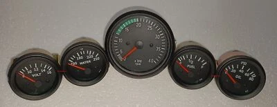 Electrical Tacho RPM 85 mm 52 mm Volt gauge Temp Gauge Oil pressure Fuel Gauge - Image 1 of 3