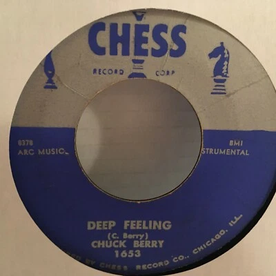 CHUCK   BERRY    45  7"  SINGLE  , SCHOOL DAY  /  DEEP FEELING - Image 1 of 2
