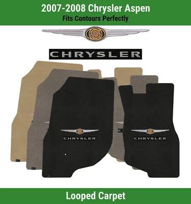 Alfombrillas delanteras Lloyd Classic Loop para Chrysler Aspen '07-08 con Chrysler con alas 1 Foto 1 de 4