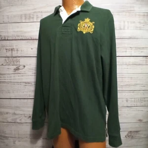 Camisa Polo Ralph Lauren De Colección Para Hombres XL Verde Rugby Bleeker Street 67 Ecuestre - Imagen 1 de 12