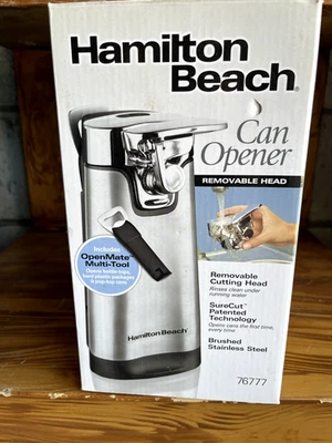 Abridor de latas eléctrico Hamilton Beach - Nuevo en caja sin abrir  Foto 1 de 3