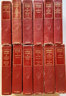 The Harvard Classics Red 1st Ed. 1909 - U CHOOSE - Eliot Collier Five Foot Shelf — 第 1/4 张图片