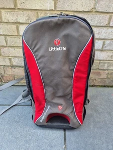 LittleLife Ultralight Convertible Babytrage verstellbarer Rucksack rot grau - Bild 1 von 7