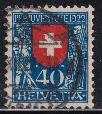 Suiza 1922. Mi:CH 178 / Para CHJ24. 40+10 (C). VF. CAT 60€ Foto 1 de 2