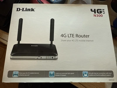 D-Link DWR-921 100 Mbps 4G LTE Router drahtloser Router NEUWERTIG - Bild 1 von 2