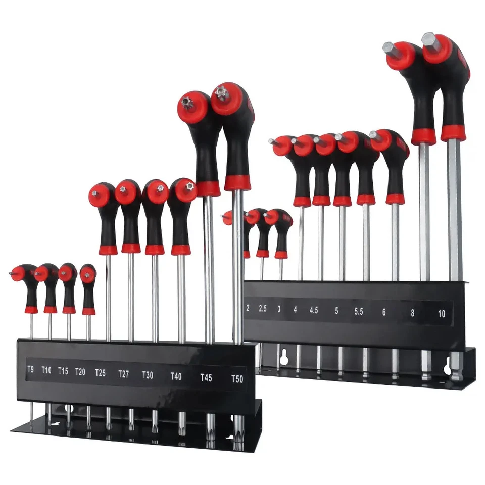 Professional Color Coded Long Hex Key Set,10 Piece Metric Allen Key High Quality - Image 1 of 4
