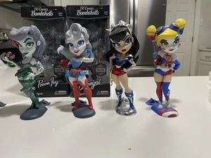 Cryptozoic DC Bombshells Figures Supergirl Poison Ivy Batwoman WW HQ OOB - Picture 1 of 2
