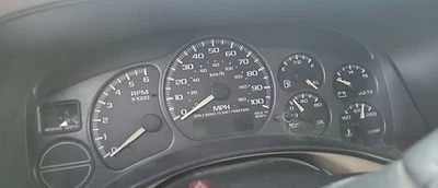 2002 Tahoe OE medidor de velocidade cluster 164K milhas Chevrolet - Imagem 1 de 4