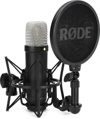 Rode NT1 5th Generation Condenser Microphone with SM6 Shockmount and Pop Filter - Image 1 of 4
