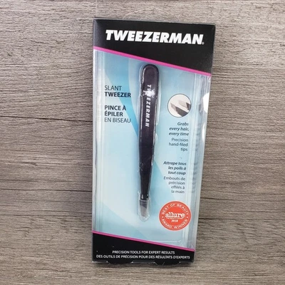 Tweezerman Slant Tweezer (Black) 1230-GSR Quick Shipping - Image 1 of 3