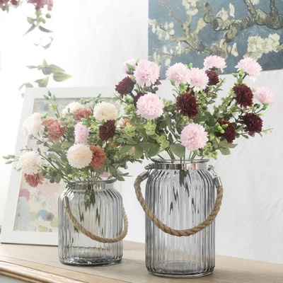  Artificial Plants Indoor Decor Fiori Artificiali Realistici Di Finti Piante - Immagine 1 di 4