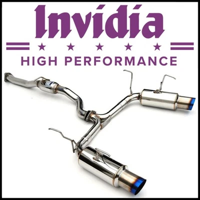 Invidia Titanium Tip Dual N1 Cat-Back Exhaust System fits 2000-2009 Honda S2000 — 第 1/4 张图片
