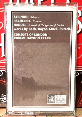 CONSORT OF LONDON / ALBINONI ADAGIO ~ PACHELBEL CANON CASSETTE ~ 1995 MHS - Image 1 of 2