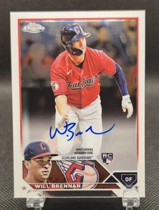 2023 Topps Chrome Rookie Auto Will Brennan #RA-WBR Auto RC - Bild 1 von 3