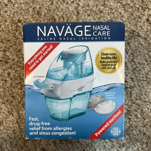 Limpiador de nariz de riego nasal Navage SDG-2 con cápsulas de sal y baterías - Imagen 1 de 3