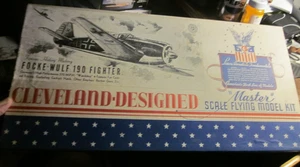 Kit Modelo Madera Avión de Combate Cleveland Focke-wulf 190 De Colección - Imagen 1 de 5
