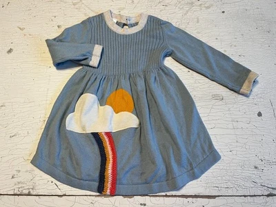 Baby Girl's HANNA ANDERSSON Size 75 (12-18 Months) Rainbow Embroidered Dress - Image 1 of 2