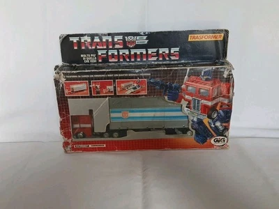 Optimus Prime Commander Transformer  GIG 1984 Takara Co Tokyo Japan Raro - Immagine 1 di 4