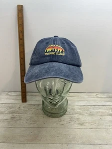 Middle Earth Hiking Club Vintage Hat Cap Blue Soft Material Free Postage - Picture 1 of 11