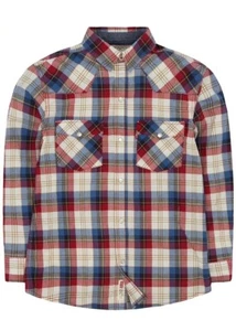 Levi's Boys' Big Plaid Western Shirt Sz 4 3-4YRS - Picture 1 of 2