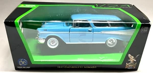 Road Signature 1:24 Scale 1957 Chevrolet Nomad Blue New Boxed Diecast Car - Bild 1 von 6
