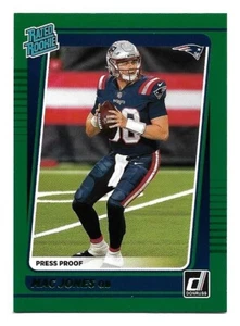 Mac Jones 2021 Panini Donruss Green Press Proof Rated Rookie #255  RC - Picture 1 of 2