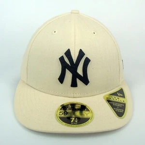 New Era Cap Men's MLB NY Yankees Team Contour Retro 59FIFTY Fitted Hat - 7 1/4 - Picture 1 of 4
