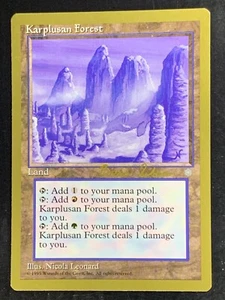 Karplusan Forest Brian Selden 1998 MTG World Championship [2] - Picture 1 of 5