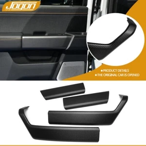 Matte Carbon Door Armrest Handle Cover Kits For Ford F-150 Lariat Raptor R 21-24 - Bild 1 von 9
