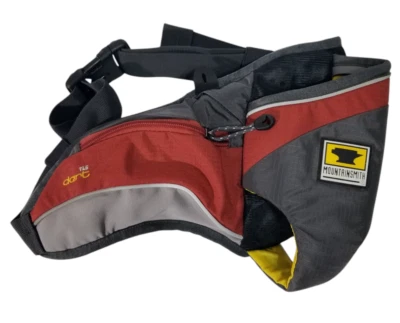 Mountainsmith Dart Lumbar Day Pack Waist Bag Hiking Red & Grey Bottle Holder - Image 1 of 4