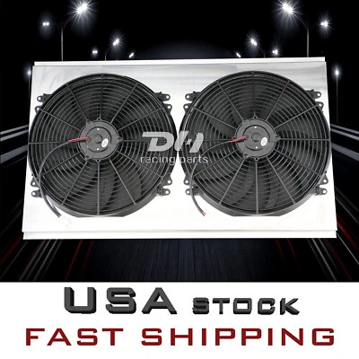 Cubierta de aluminio + ventilador 16"" para camioneta Chevy GMC C/K 2500 3500 1988-00 7,4 L CC1696 Foto 1 de 4