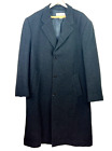 Manteau long en laine cachemire classique Pronto homme gris charbon taille 42R