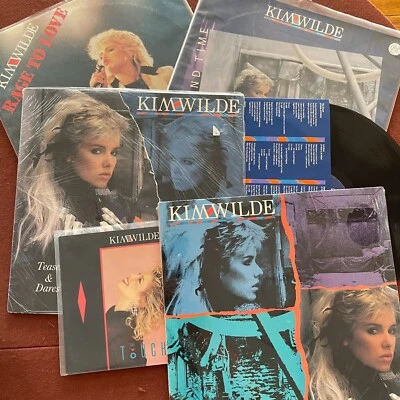 KIM WILDE -Teases & Dares - 1985 vinyl NM + (3) 12" vinyl + 45 of Touch all NEW - Image 1 of 4