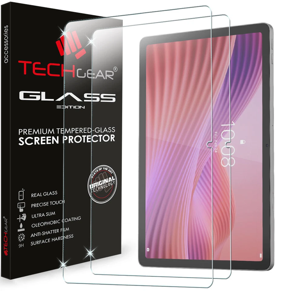 2x TEMPERED GLASS Screen Protector for Lenovo Tab 10.1" TB311 XU-FU 2024/2025 - Image 1 of 4